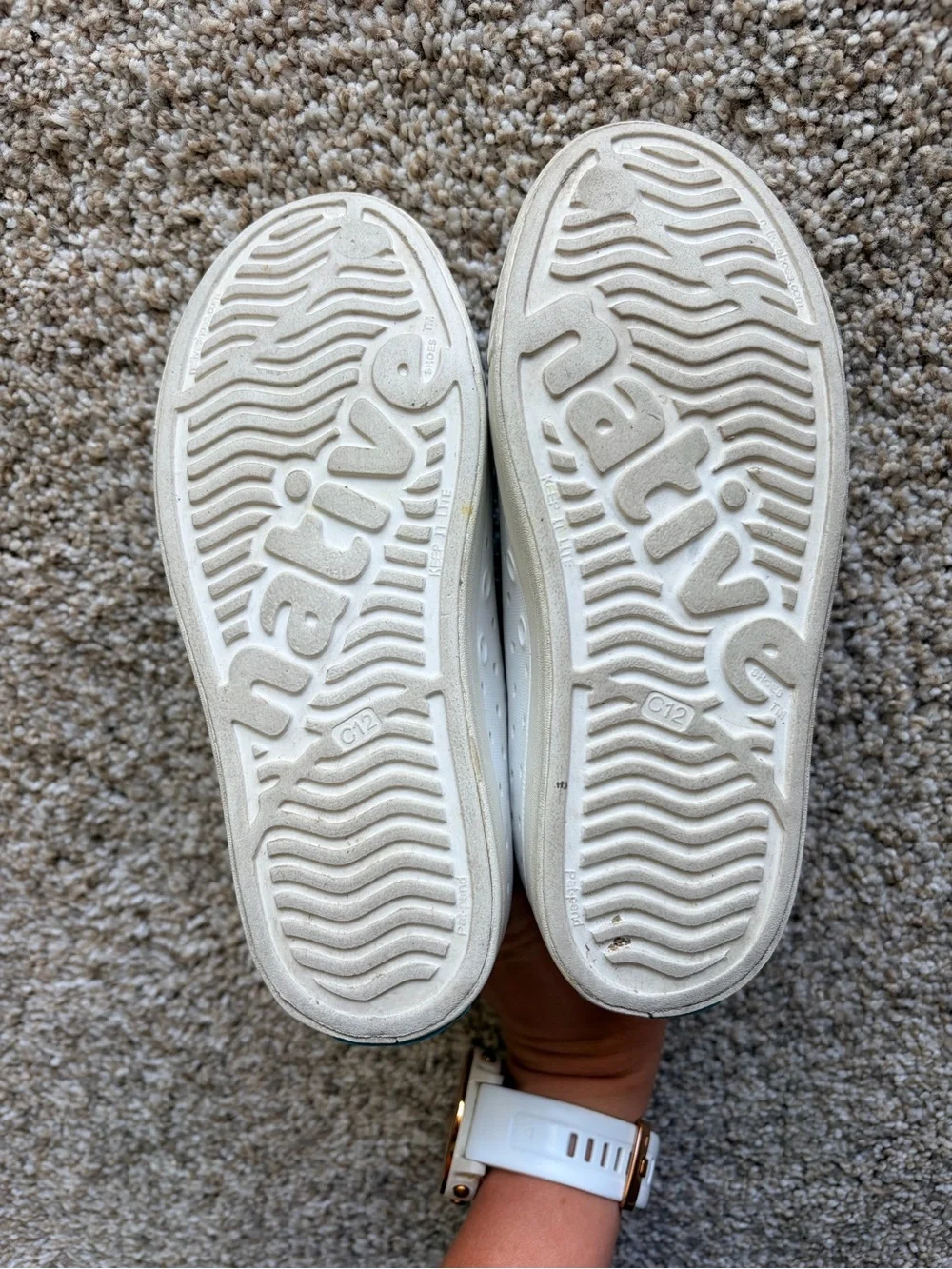 White Native Shoes